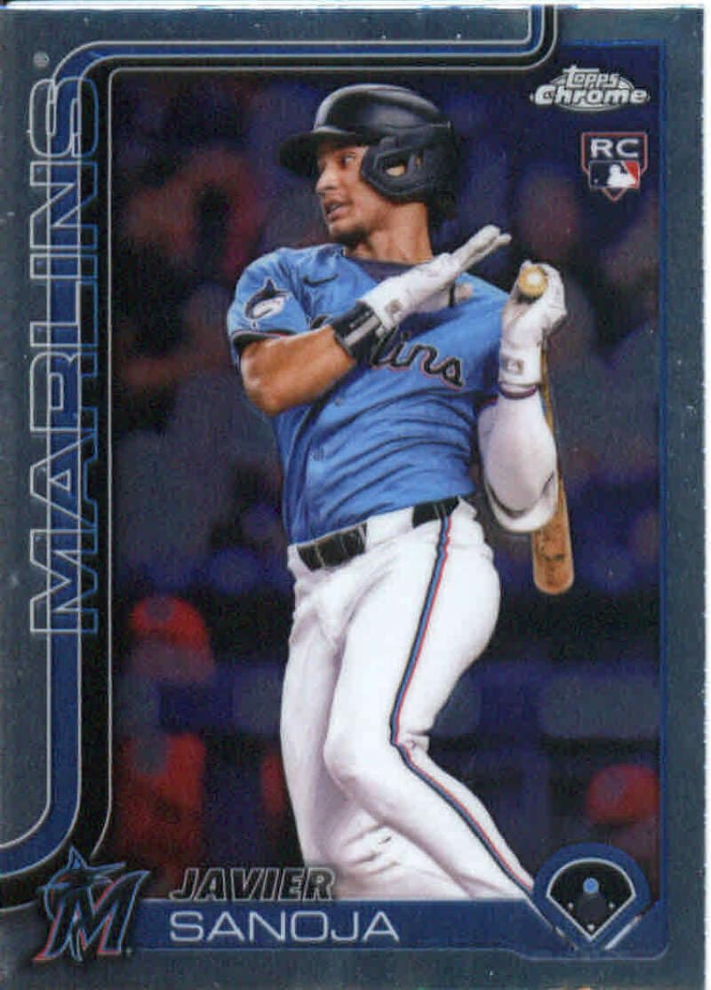 Amazon.com: 2025 topps Chrome #76 Javier Sanoja Miami Rookie